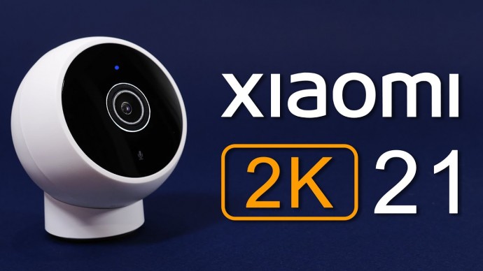 Камера Xiaomi Mi Camera 2K с магнитным креплением для умного дома - видео