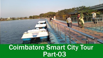 Умный город: Ukkadam Lake Coimbatore | Indian smart city Tour | R.S.Puram |Valankulam | mottabossy 
