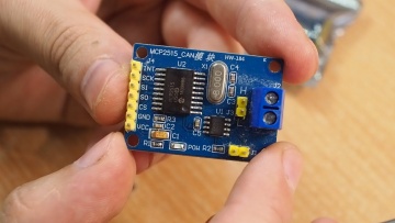 ПЛК: MCP2515, контроллер CAN шины с интерфейсом SPI - видео