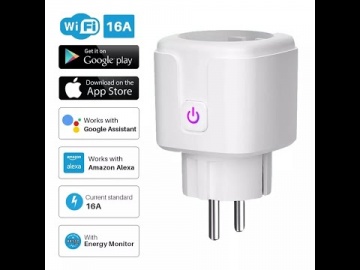 Wi-Fi Smart Plug 16A Tuya. Розетка для умного дома (Умный дом 18 часть) - видео