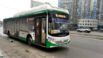 Умный город: Поездка на маршруте 5а в Воронеже на новых автобусах Volgabus для ТК Автолайн+ - видео