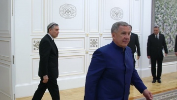 Умный город: Президент Татарстана прибыл с визитом в Туркменистан - видео